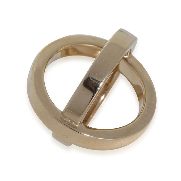 Hermès Cosmos Gold Plated Scarf Ring - Picture 3 of 4